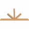 Ekena Millwork Saratoga Timber Gable Bracket, Western Red Cedar, 72"W x 42"H x 3 1/2"D x 3 1/2"F, 14/12 Pitch GBW072X42X0404SAR00SWR - alternate 2